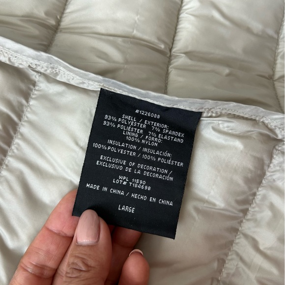 32 Degrees Heat Women Puffer Jackets Size L Beige Fall Winter Cozy Light Comfy - Picture 4 of 12